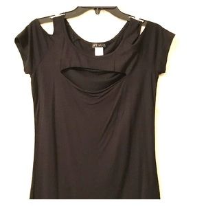 Venus key hole and cold shoulder top